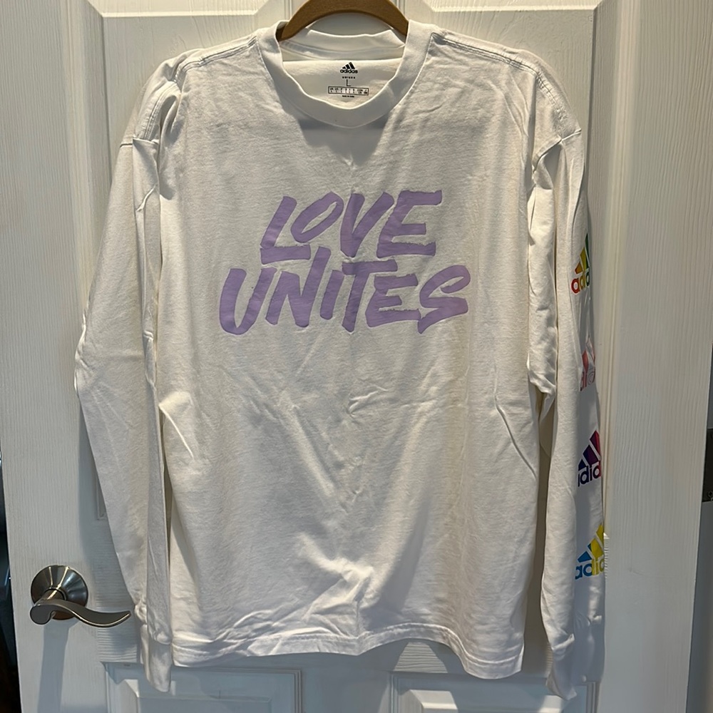 Adidas Pride long sleeved t shirt